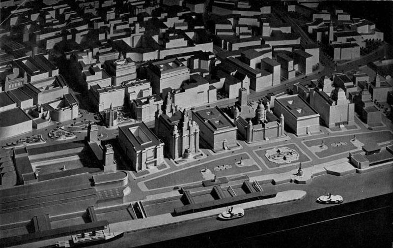 1947 Town Planning Exhibition Model Pier Head