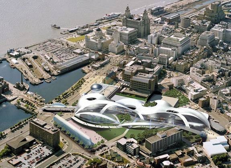 Early Sketch Idea For Redevelopment Of Chavasse Park Pre Liverpool One