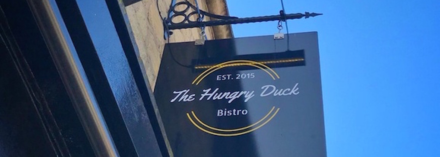 180212 Hungry Duck Ramsbottom Hungry Duck Sign