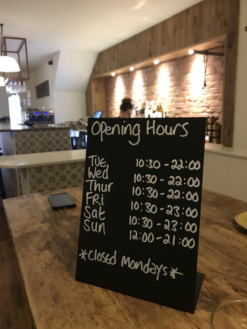 2019 01 28 La Boca Opening Hours