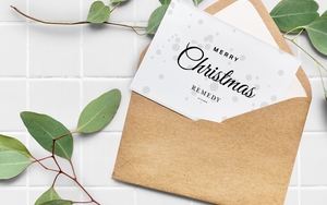 Christmas Gift Card Mock Up