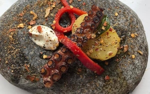 Ginger Indian Goan Style Octopus Charcoal Smoked Yogurt Piri Piri Jersey Royals
