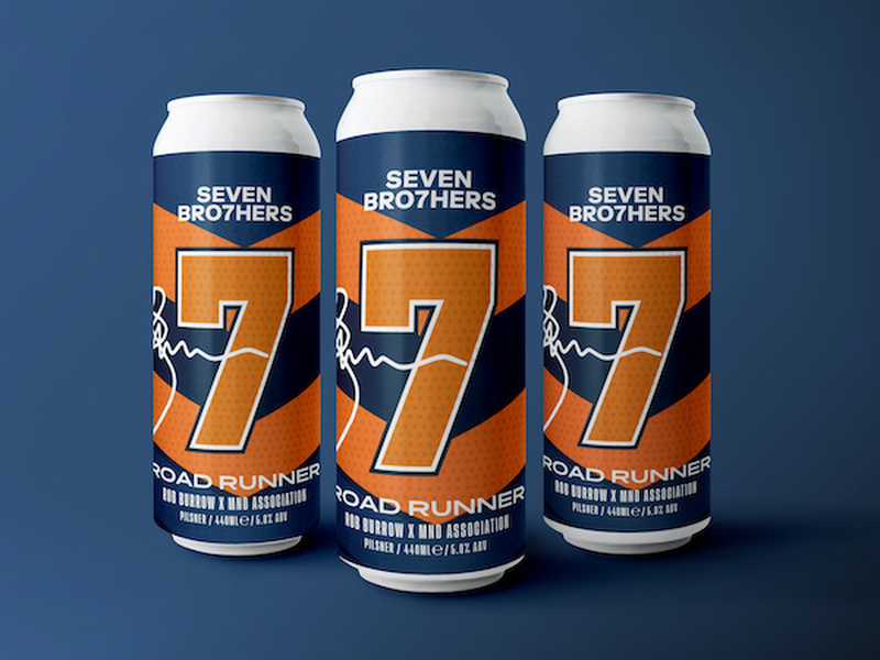 Seven Brothers Roadrunner Rugby Beer For Mnd Charity