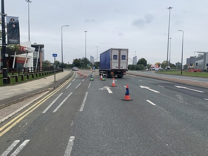 2021 04 09 News Roundup And A Lorry Cuts Across The Chester Road Cycle Lanes