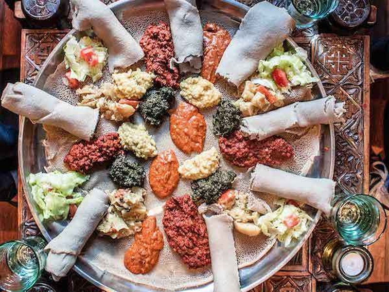 Eritrean Food Platter From House Of Habesha Manchester