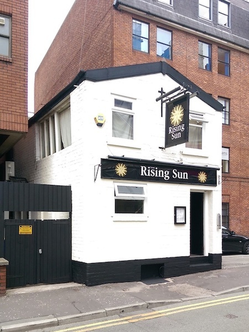The Rising Sun Pub Off Deansgate Manchester