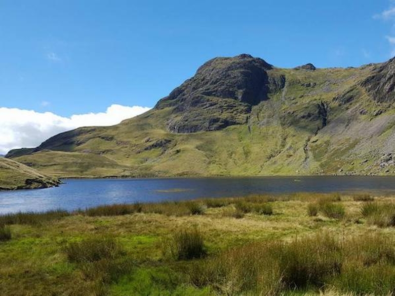 Harrison Stickle From Stickle Tarn In The Lakes