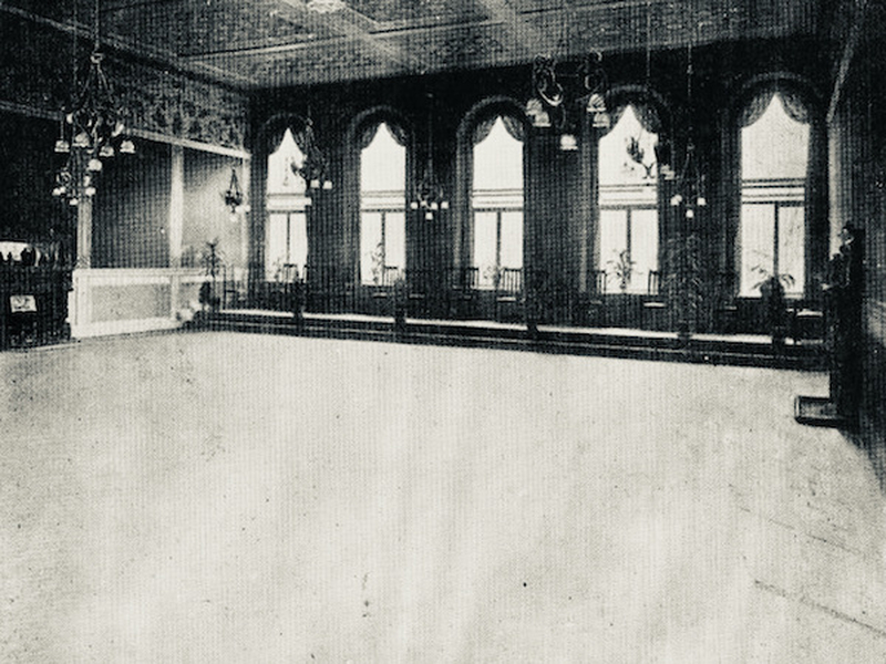 Postcard Of The Ballroom Yamen Cafe 1909 Leaf Liverpool Bold Street © Philip G Mayer