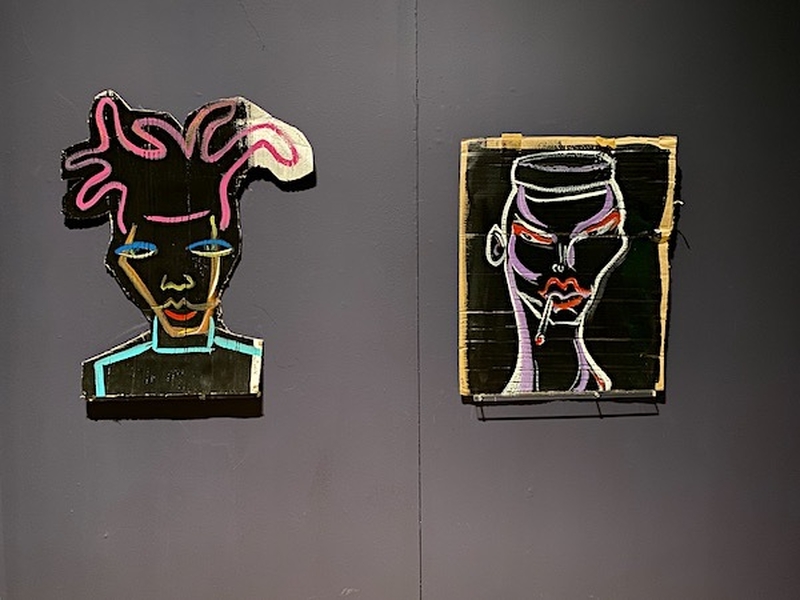 Jean Michel Basquiat And Grace Jones By Noel Fielding