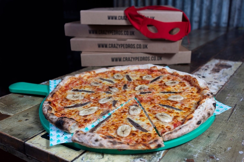 An Unusual Banana And Anchovies Pizza From Crazy Pedros