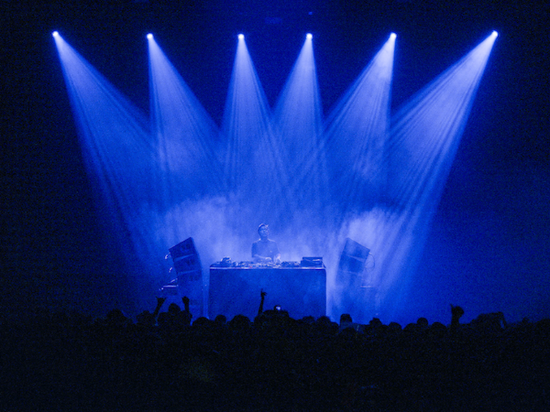 Laurent Garnier The French Rave Dj Playing To A Crowd As Part Of The Promotion For His Documentary Premiering At Manchester International Festival