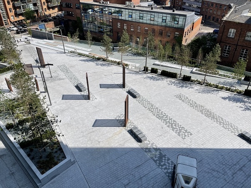 Deansgate Square Landscaping And Public Realm Manchester  7