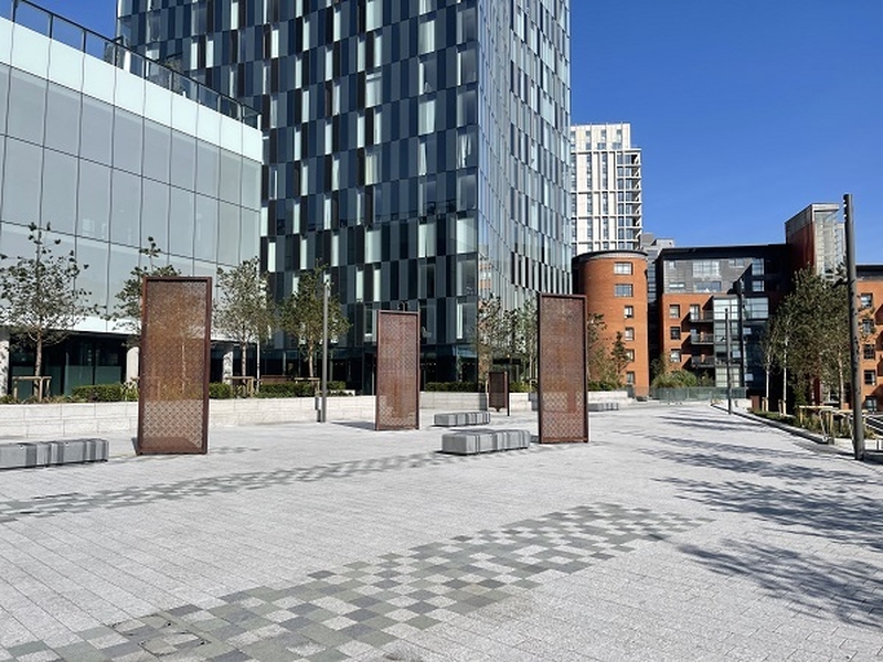 Deansgate Square Landscaping And Public Realm Manchester  9