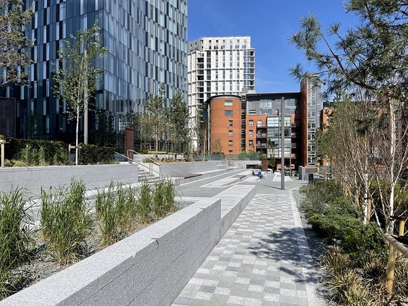 Deansgate Square Landscaping And Public Realm Manchester  4