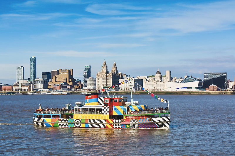 Dazzle Ferry Mersey Ferry Abandon Normal Devices Festival 2021
