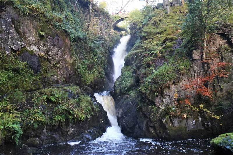 Aira Force Waterfall Near Ullswater Cumbria Travel