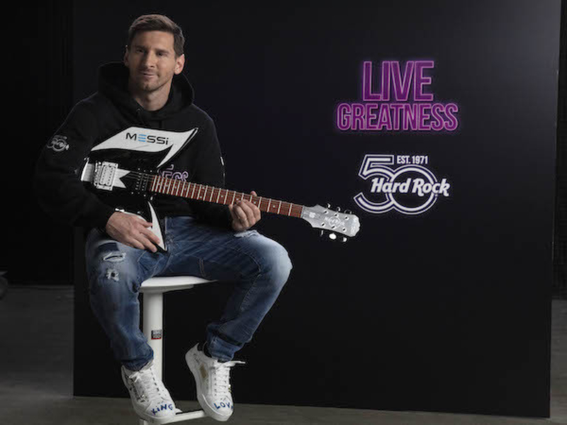 Lionel Messi Hard Rock Cafe Collaboration Manchester