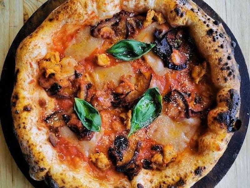 The Award Winning Parmigiana Party Pizza At Purezza Pizza Which Has A New Spot In The Northern Quarter In Manchester