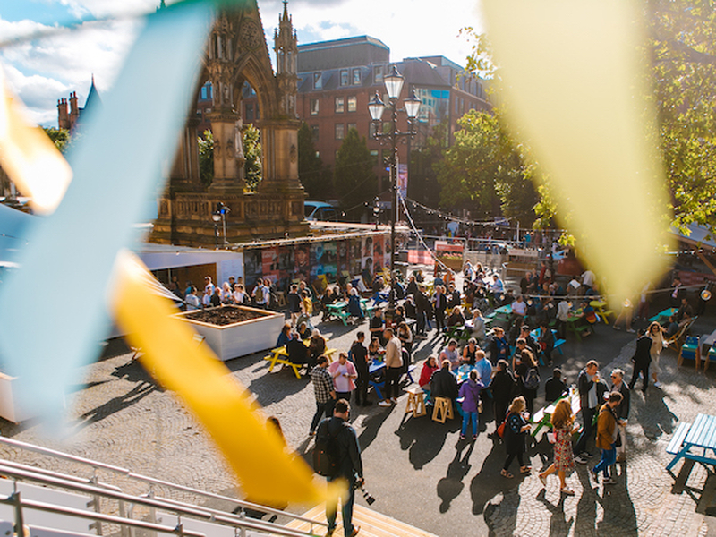 Festival Square At Manchester International Festival At Its Old Home In Front Of Manchester Town Hall Image 59