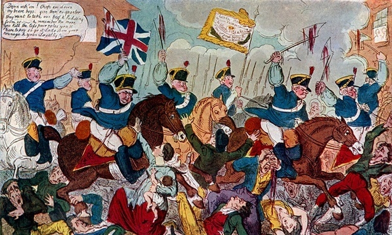 17 June Peterloo Massacre In 1819