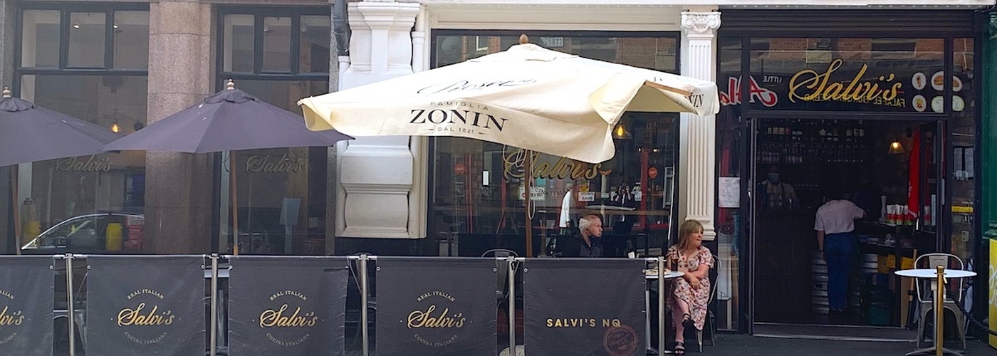 Outside Seating Area At Salvis Northern Quarter Restaurant