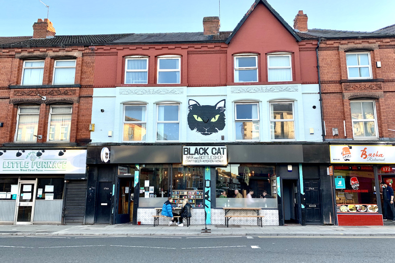 Smithdown Wavertree Liverpool Street View Black Cat Craft Taproom Little Furnace Pizza Shops Basha