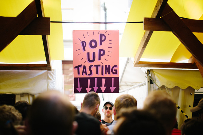 Beer And Wine Pop Up At Kampus