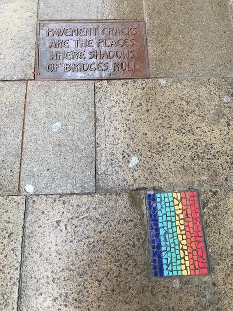 Flags By Lemn Sissay Pavement Poem On Tib Street With Rainbow Mosaic