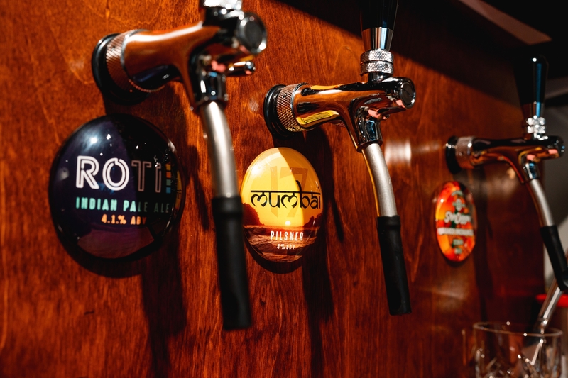 Bar Taps At Roti Indian Restaurant In Sale Manchester