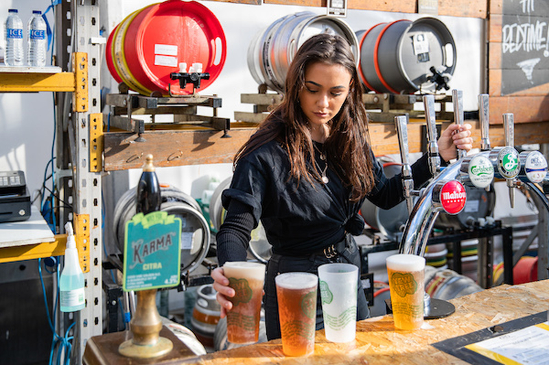 Pouring Beers At Mfdf Festival Hub 2019