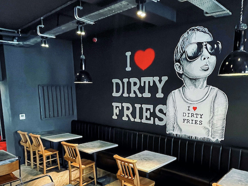Fat Hippo Burger Restaurant Bold Street Liverpool Pr Pic I Love Dirty Fries
