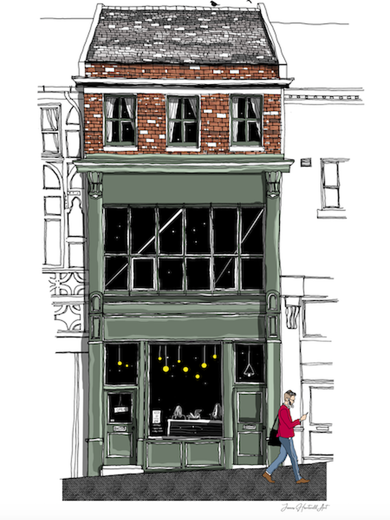 A Hand Drawn Image Of The New Bakery Yellowhammer In Stockport From Sam Buckley Of Where The Light Gets In