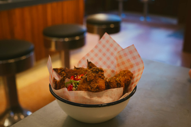 Salt And Pepper Buttermilk Chicken Wings At Mustard Diner In Altrincham Manchester