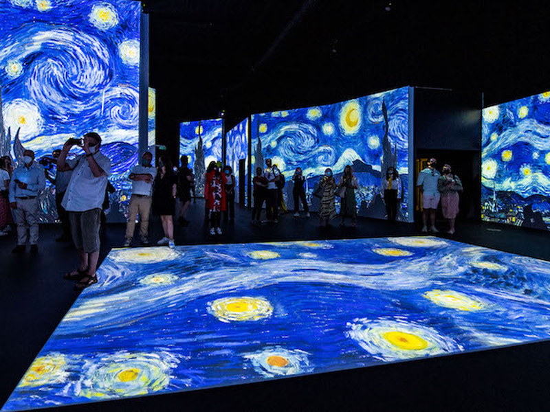 Van Gogh Starry Night In Digital Form At Sensory4™ Richard Blake