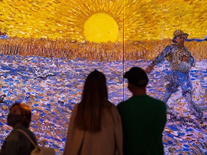Van Gogh Alive Sensory4™ The Sower At Sunset Richard Blake7