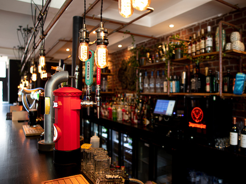 The Revamped Bar At Joshu Brooks Manchester With Camden Town Beer On Tap