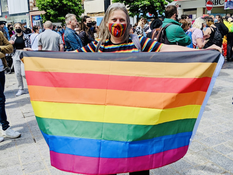 Liverpool Pride Joan Gay Quarter Lgbtq Parade March Protest Michael Causer