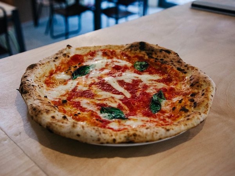 A Classic Neopolitan Pizza At Rudys In Ancoats Manchester One Of The Finalists From The Manchester Confidential Pizza World Cup