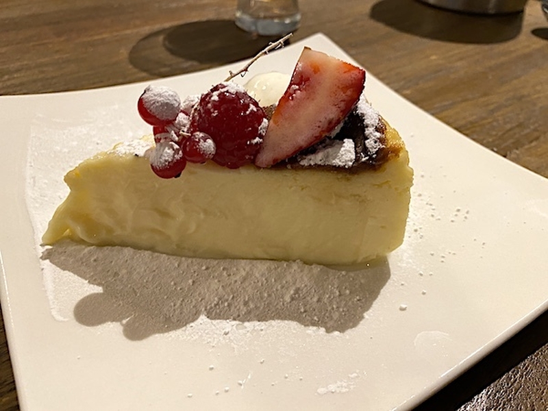 Basque Style Cheesecake At The Embassy Hale Manchester