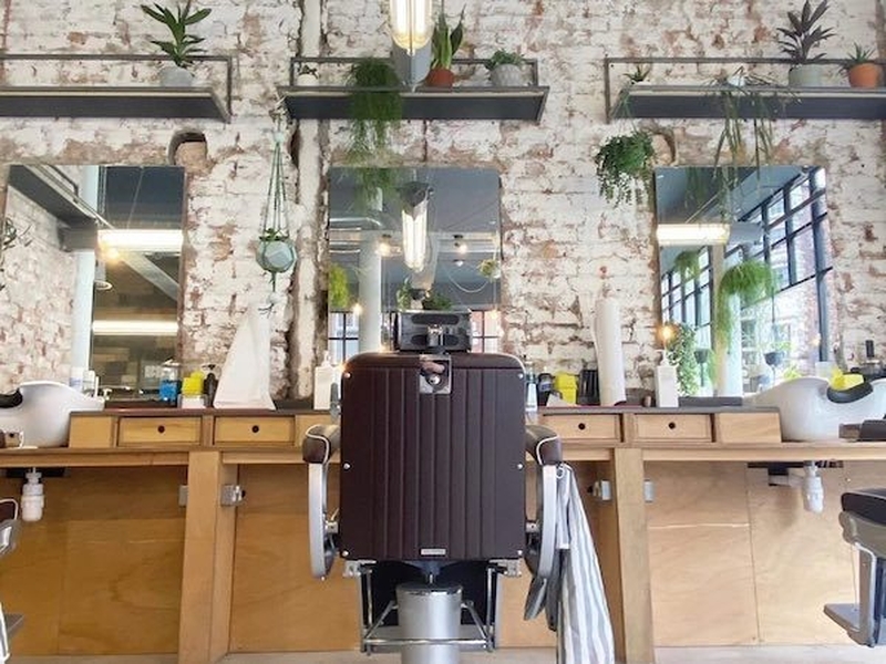 The Industrial Interiors Of Rpb Barbershop Which Has Locations On Tib Street And Newton Street In Manchesters Northern Quarter