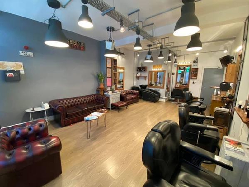 The Inside Of P And D Haircutters A Mens And Womens Barbers In Manchesters Northern Quarter