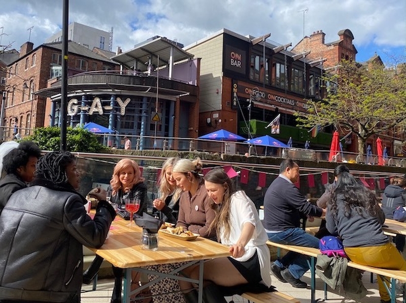 The Central Canal Side Location Of Manchester New Square Which Is Hosting A Foodie Popup For Pride In The Heart Of Canal Street