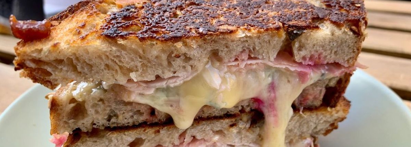 Best Dishes In Manchester Ham And Blue Toastie From Three Hands Deli Deansgate Mews