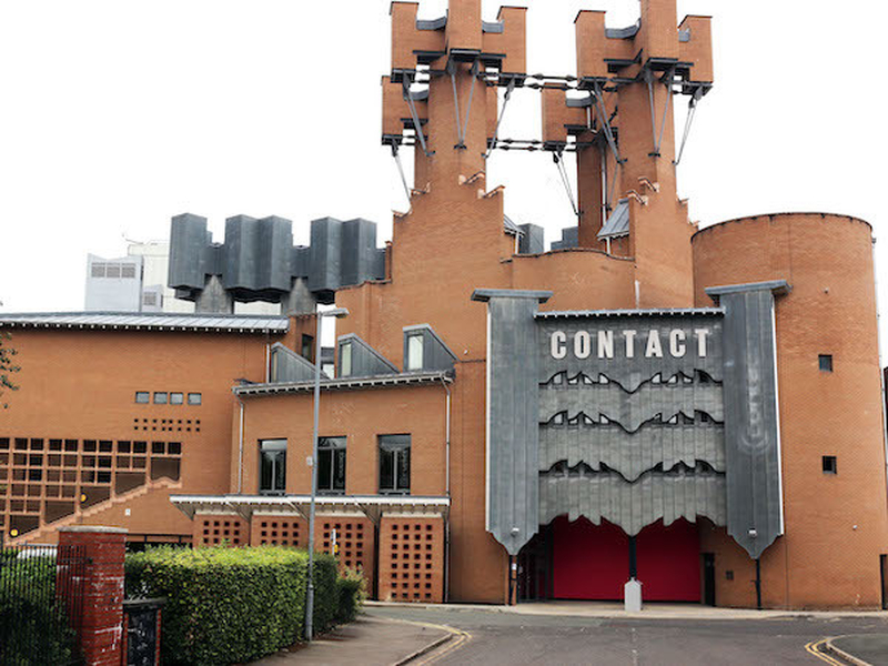 The Building Exterior Of The Renovated Contact Theatre On Oxford Road In Manchester