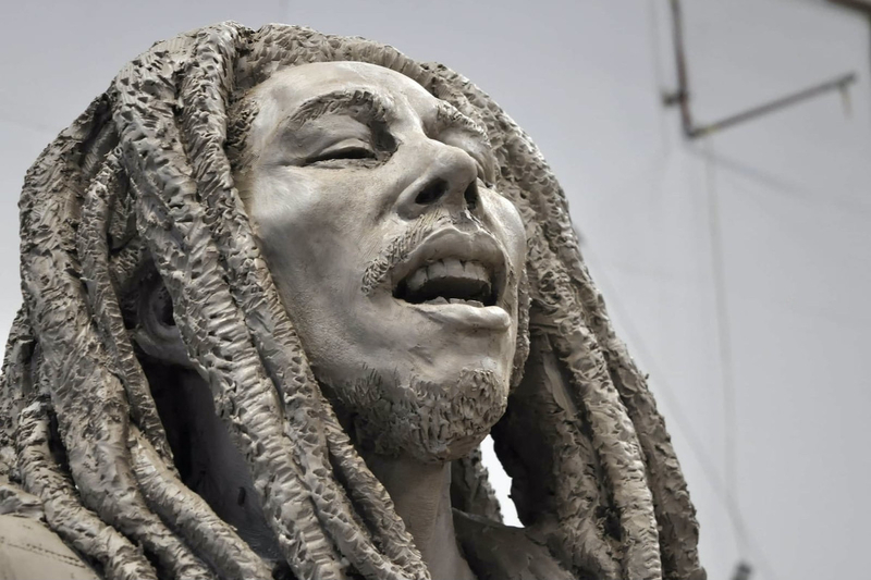 Bob Marley Statue Liverpool Baltic Quarter Andy Edwards Positive Vibration
