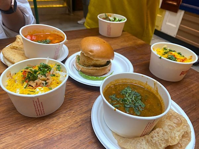 Vada Pav And Other Dishes At The New Bundobust Brewery Manchester