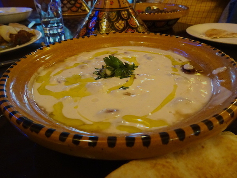 Foul Tahini Broad Beans Mixed With Sesame Paste Yogurt At Moroccoriental