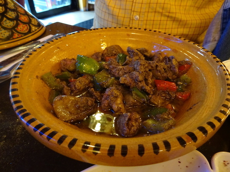 Chicken Livers Served In A Tagine At Moroccoriental In Leeds