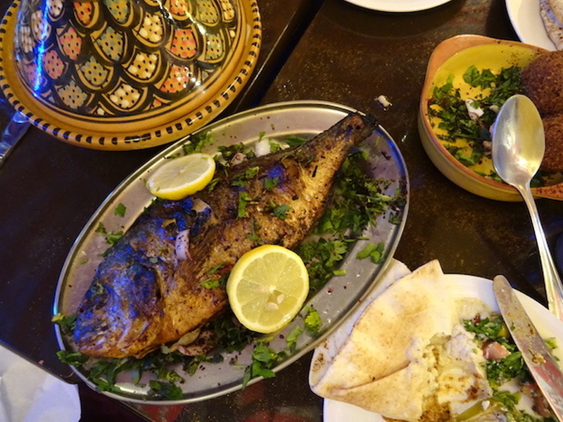 Grilled Seabass At Moroccoriental In Leeds