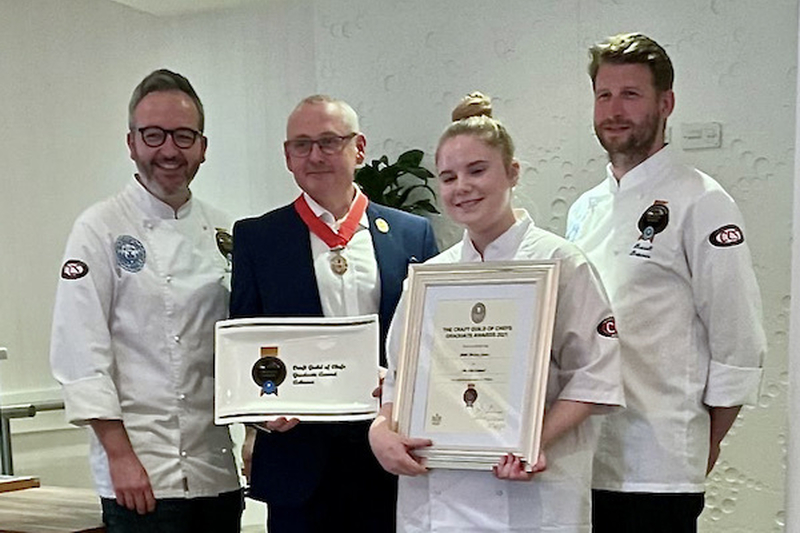 Beth Disley Jones Craft Guild Of Chefs Graduate Award Pastry Art School Liverpool Wirral